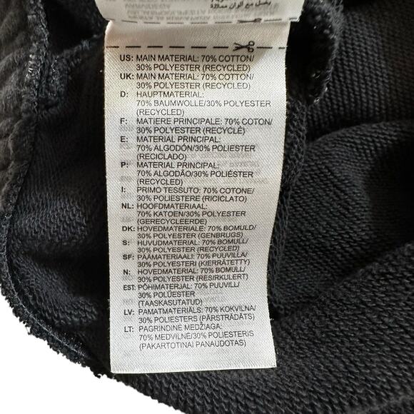 Adidas Originals Logomania Repeat Logo Track Pants Black Tan Small Blokecore Y2K - Picture 9 of 10